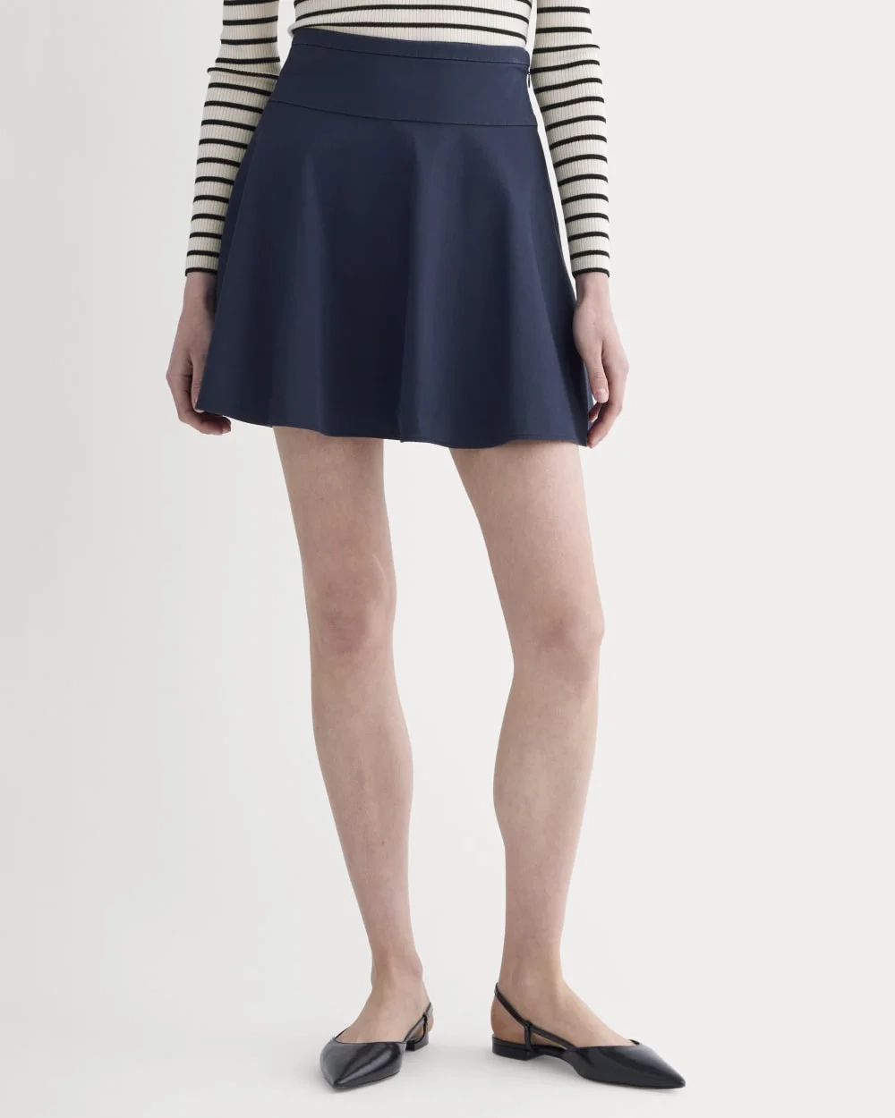 The Circle Mini Skirt | Navy (3)