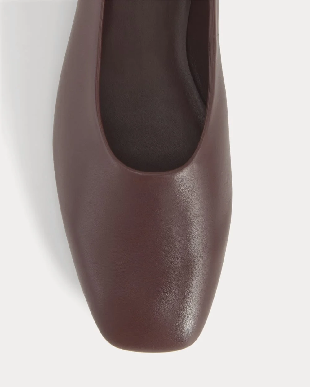 Gallery Square-Toe Flat | Burgundy (3)