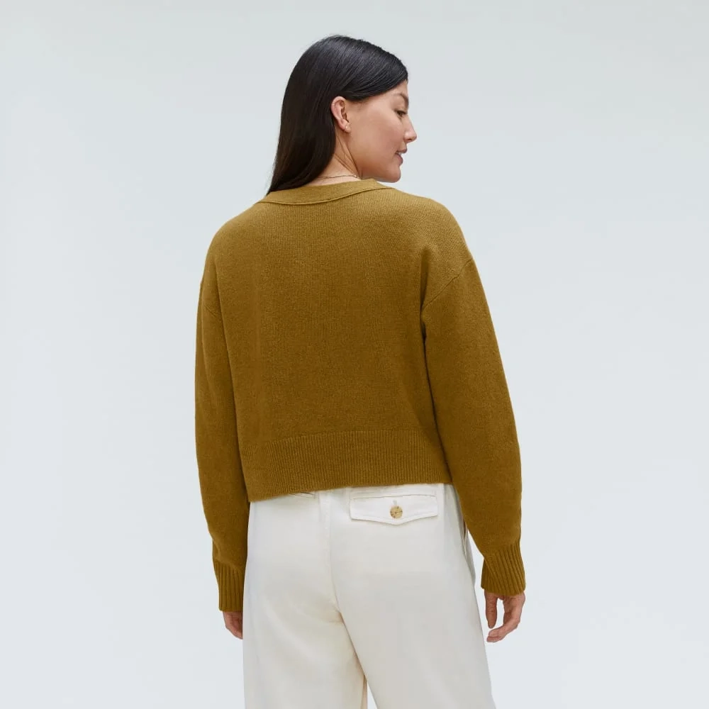 The Cashmere Cardigan | Tapenade (6)
