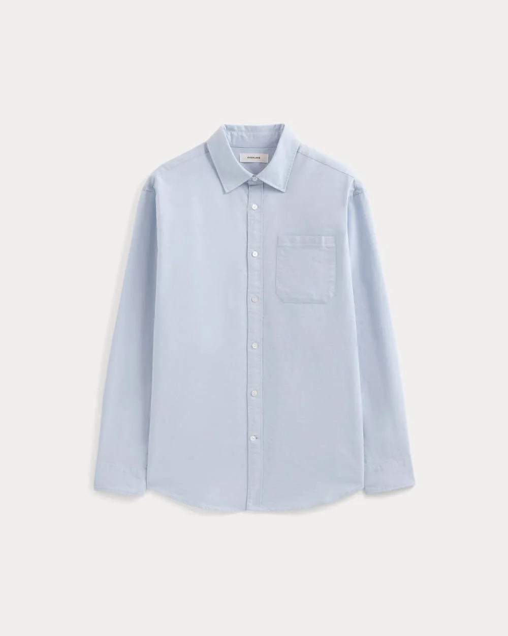 Lightweight Oversized Oxford | Light Blue (5)