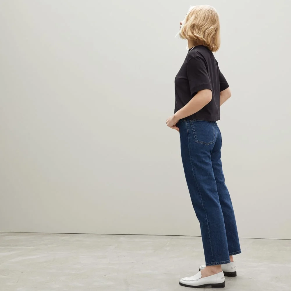 The Organic Cotton Cropped Tee | Black (2)
