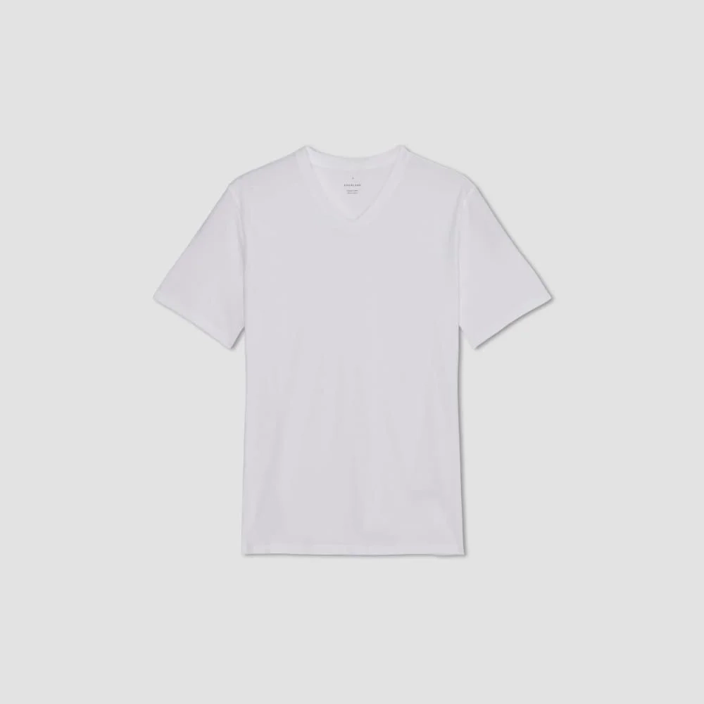 The Organic Cotton V-Neck Tee | White (2)
