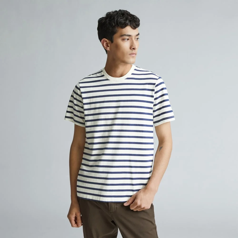 The Premium-Weight Crew | Uniform | Ocean Cavern / Canvas Tan