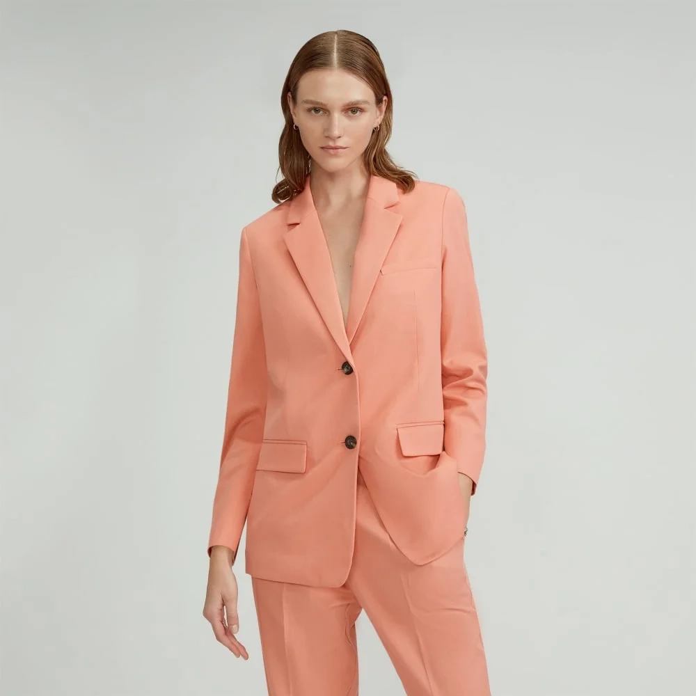 The Oversized Blazer in Buttersmooth | Tawny Pink