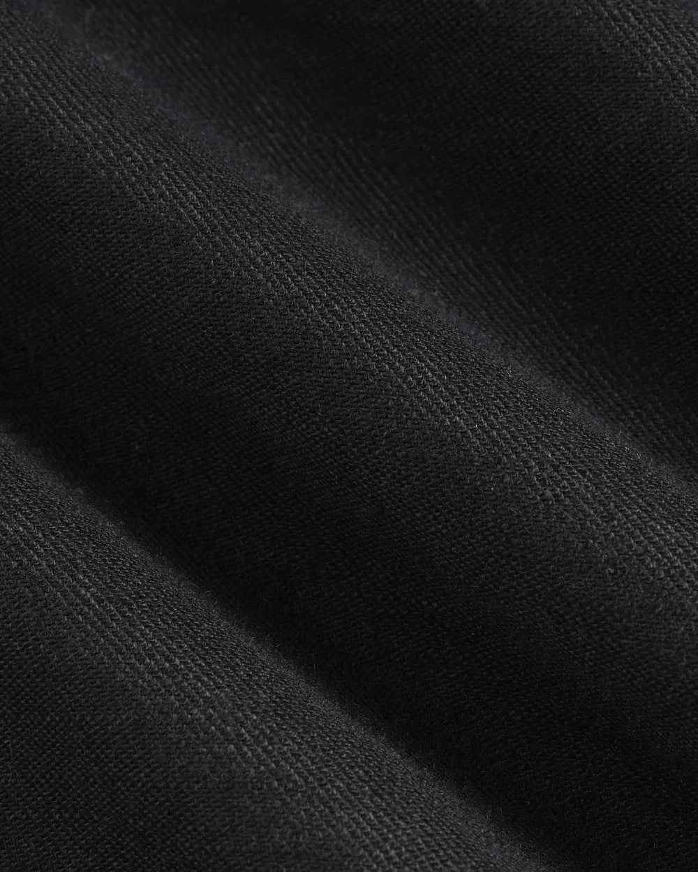 The Square Tank in Stretch Linen | Black (3)