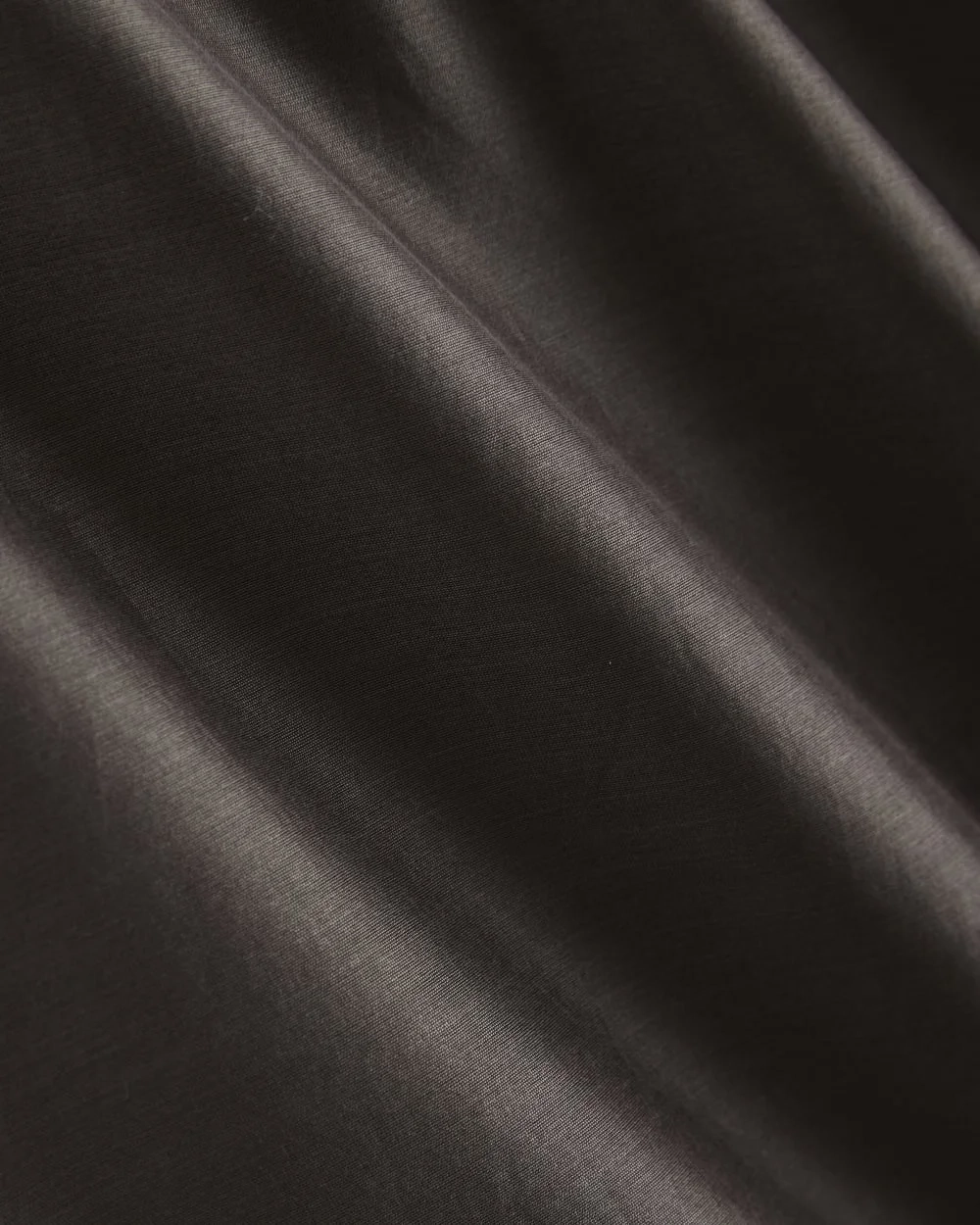 Midi Skirt in Cotton-Silk Organza | Dark Chocolate (2)