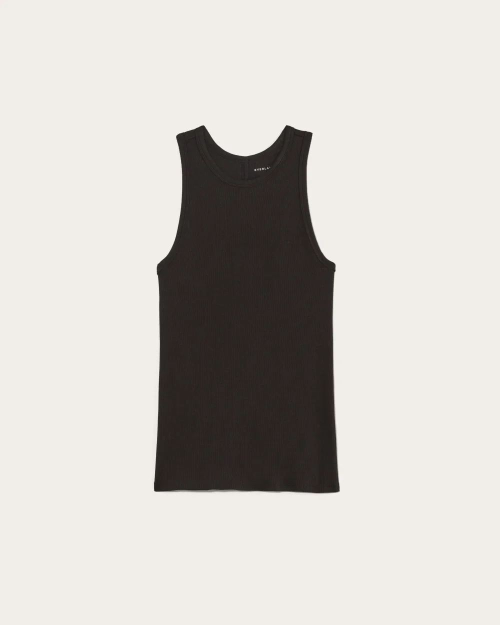 The Luxe Rib Racerback Tank | Black (2)