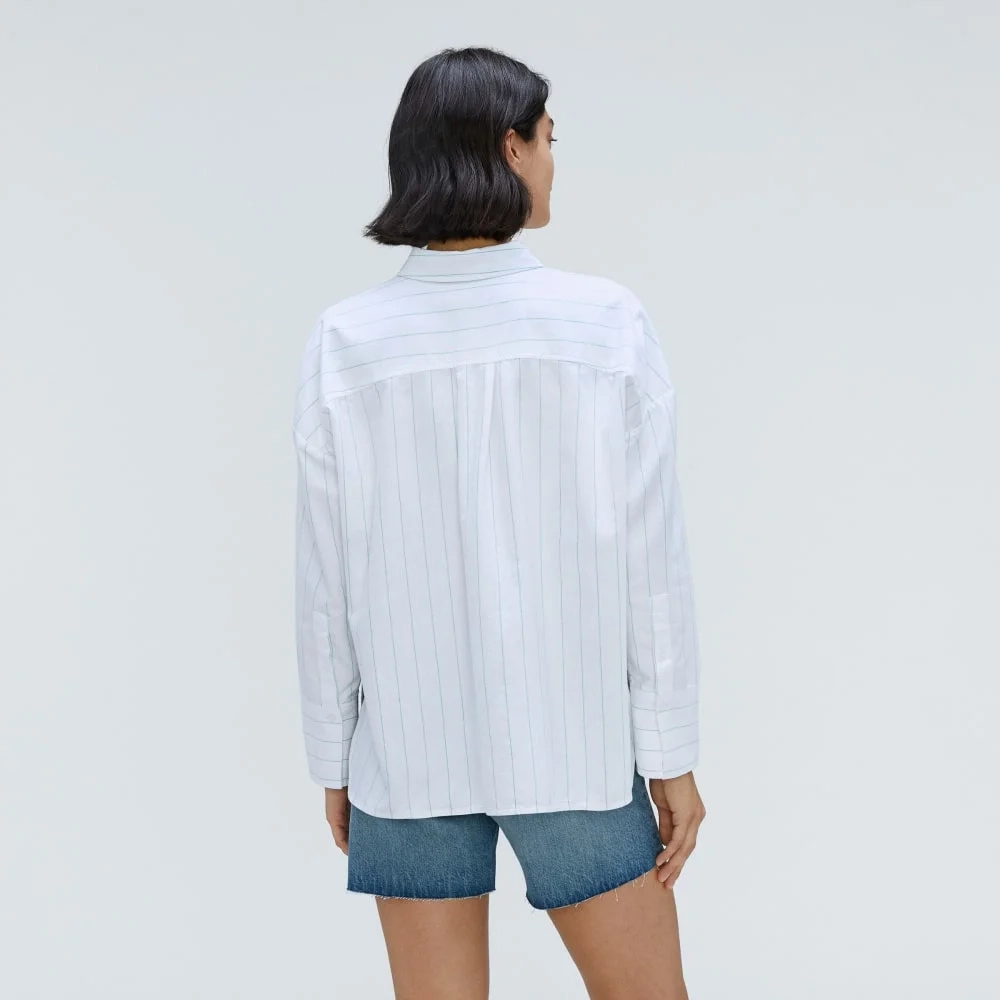 The Boxy Oxford | Mint / White (4)