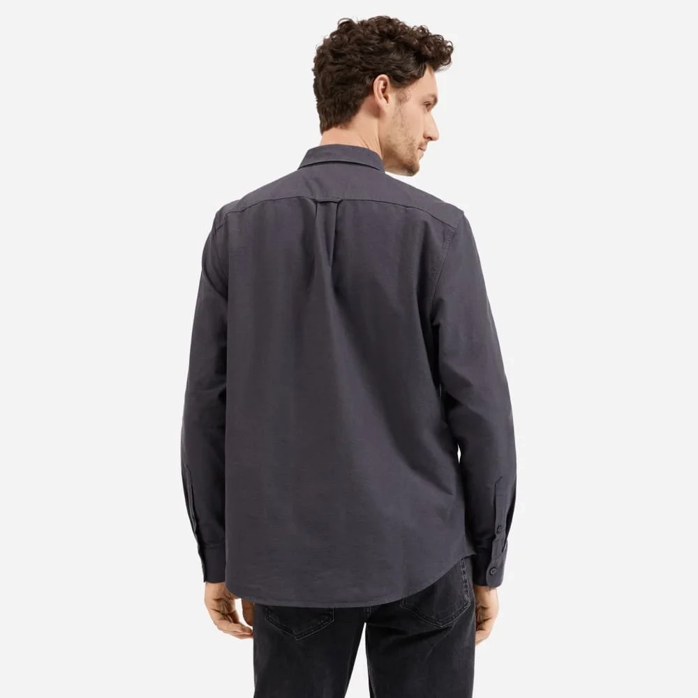 The Slim-Fit Japanese Oxford | Slate Grey | Regular (3)