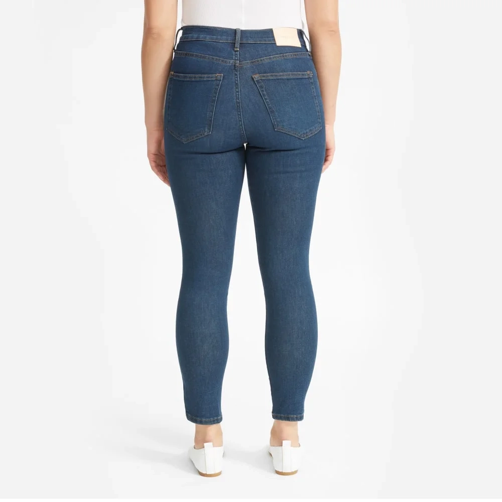 The Authentic Stretch High-Rise Skinny | Dark Blue Wash | 26.5" Inseam (8)