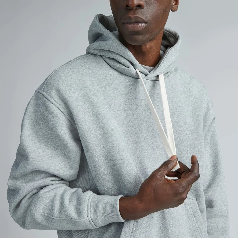 The ReTrack Hoodie |  Heathered Grey (4)