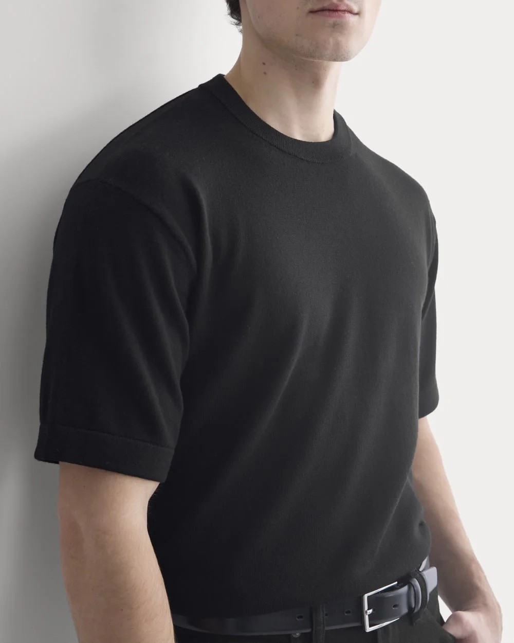 Ultrasoft Sweater Tee | Black (4)