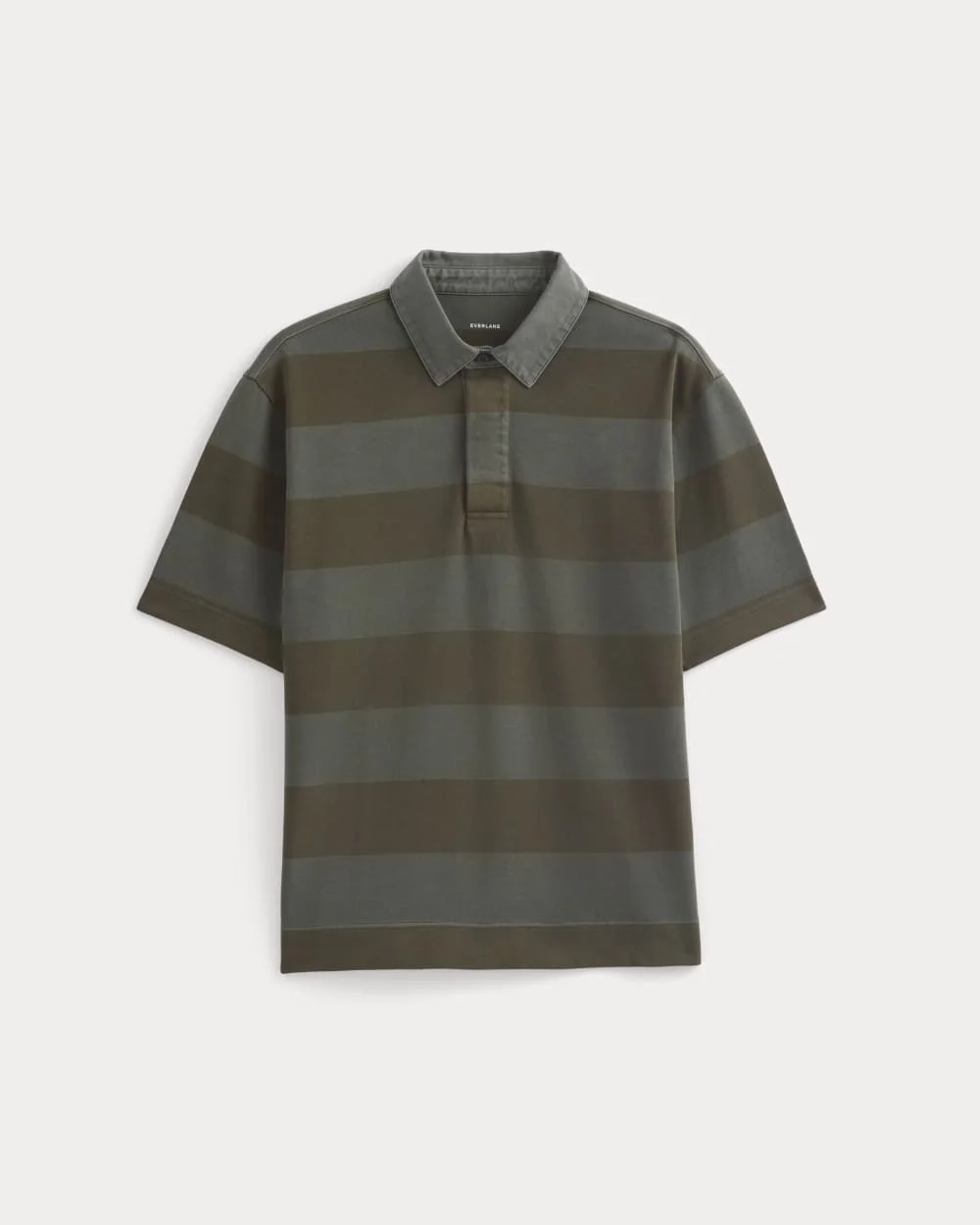 Vintage Rugby Polo | Overdye Olive Night (4)