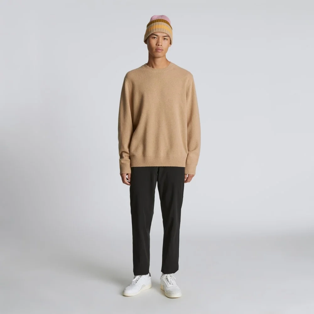 The Cashmere Beanie | Tapenade Multi Stripe (4)