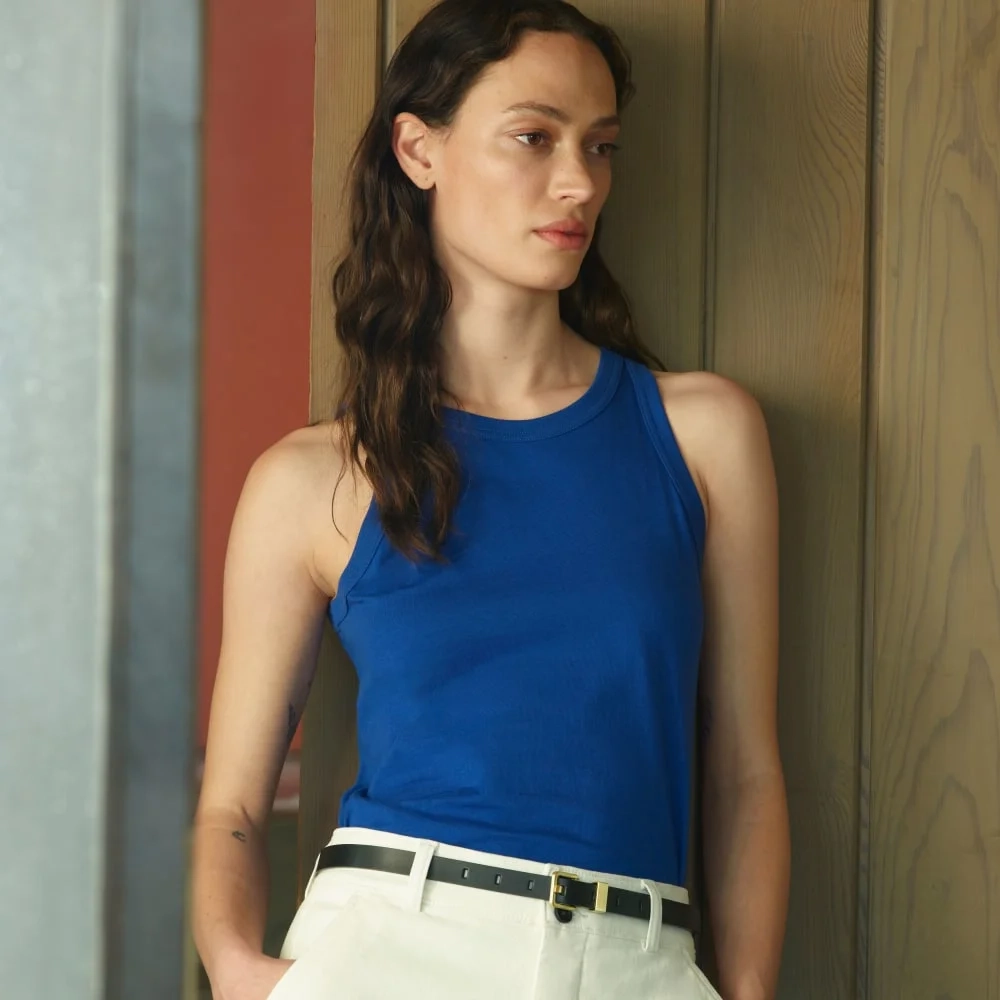 The Tank in Essential Cotton | Mazarine Blue (2)