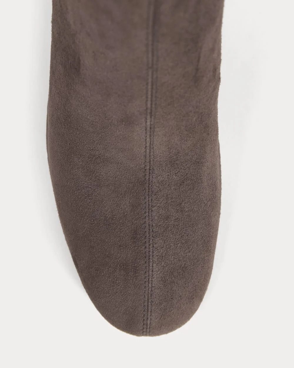 Leather Curved-Heel Boot | Dark Chocolate (2)