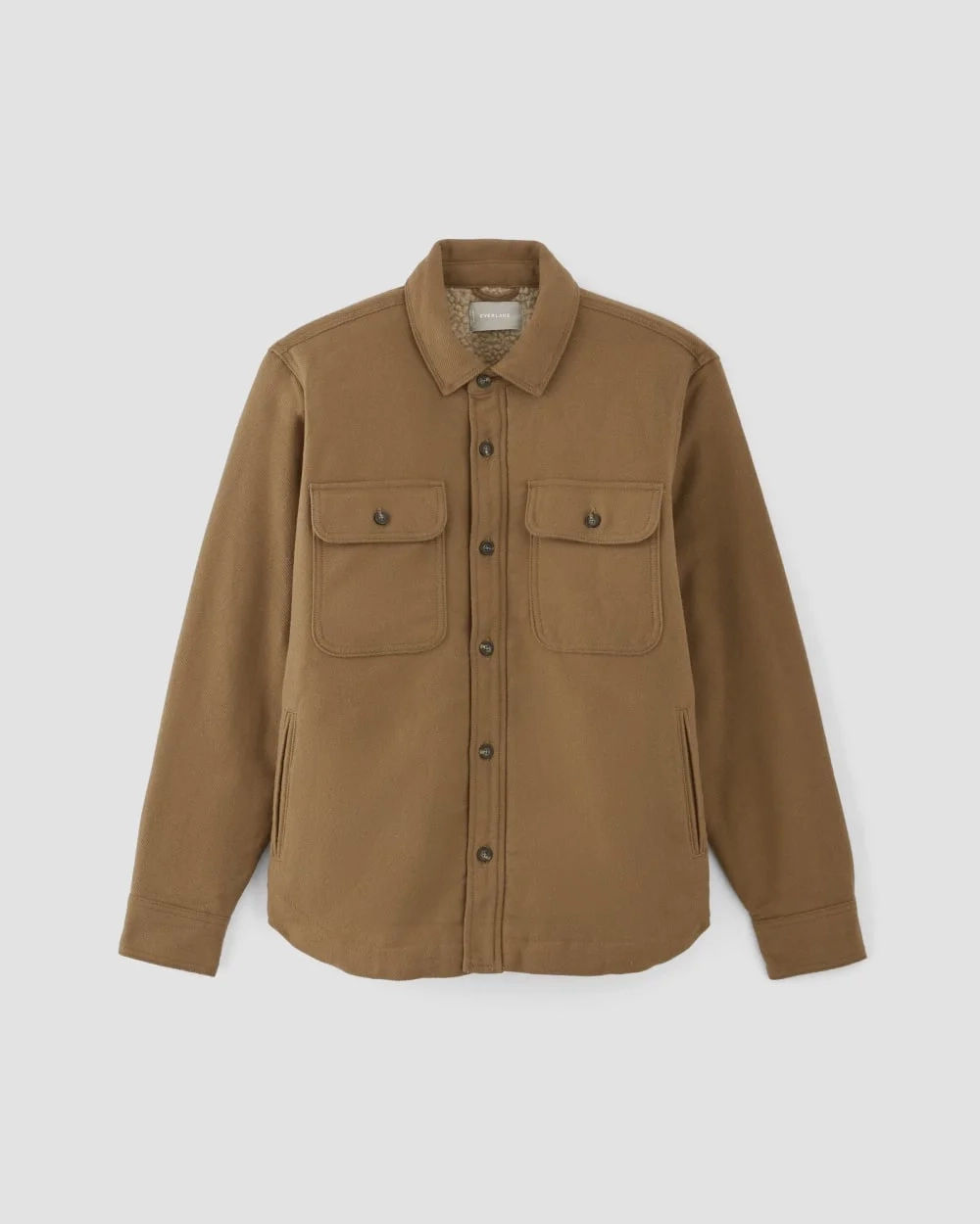 The ReNew Fleece-Lined Heavyweight Overshirt | Toasted Coconut (4)