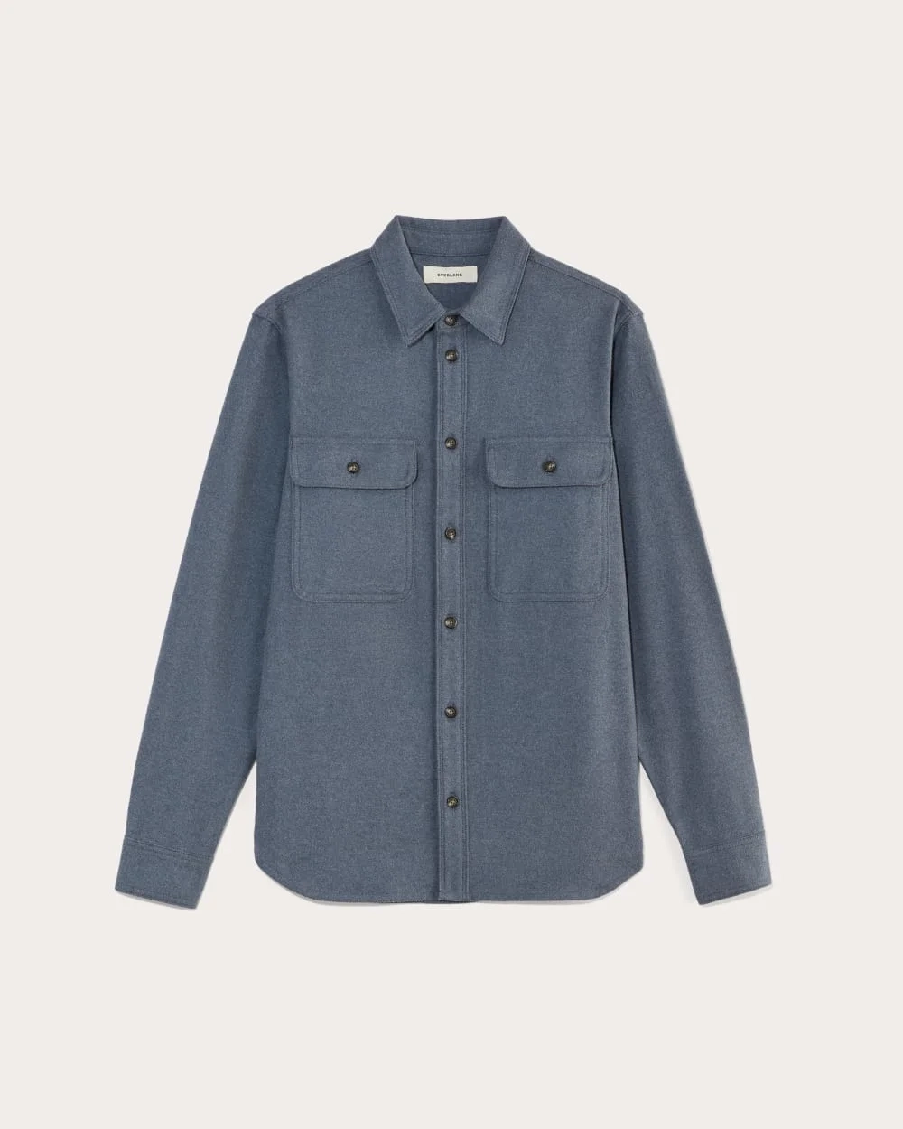 The Heavyweight Overshirt | Uniform | Heather Midnight Navy (5)