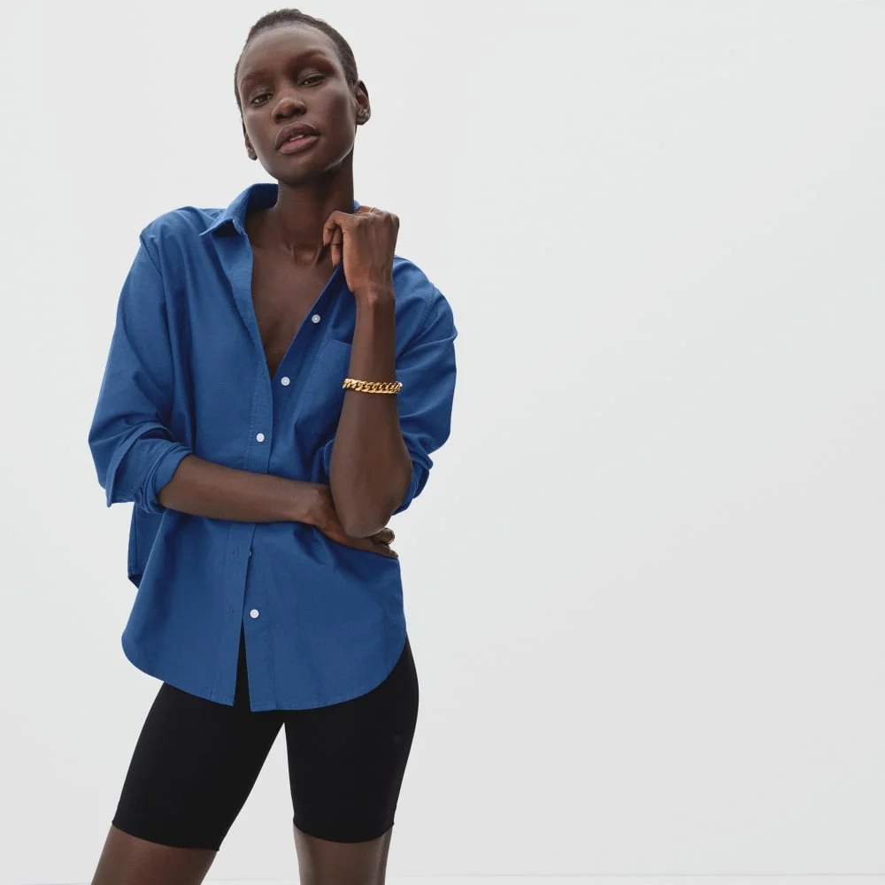 The Japanese Oxford Shirt | Deep Blue (4)