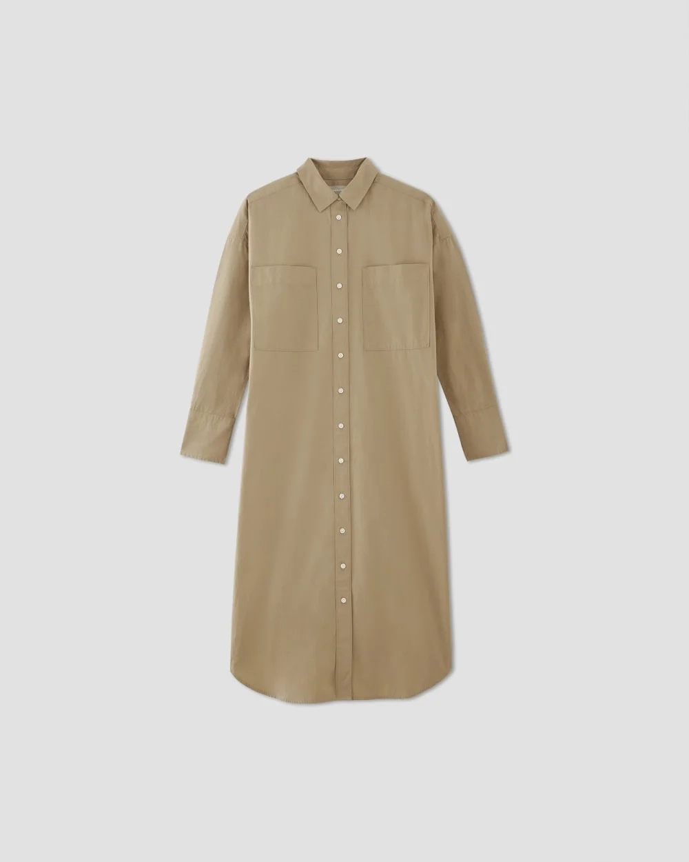 The Midi Cotton Shirt Dress | Cornstalk (2)