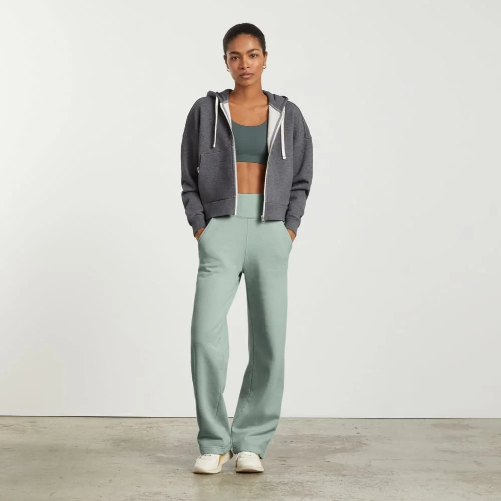 The Track High-Waist Pant | White Sage (3)