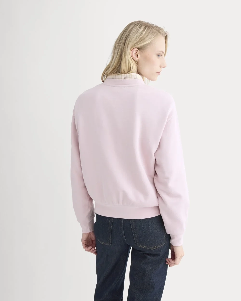 Lightweight Terry Blouson Crew | Burnished Lilac (6)