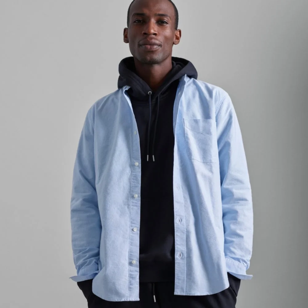 The Standard Fit Japanese Oxford Shirt | Uniform | Light Blue | Standard (3)