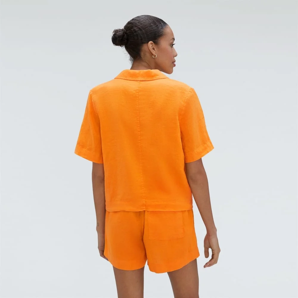 The Linen Workwear Shirt | Turmeric (2)