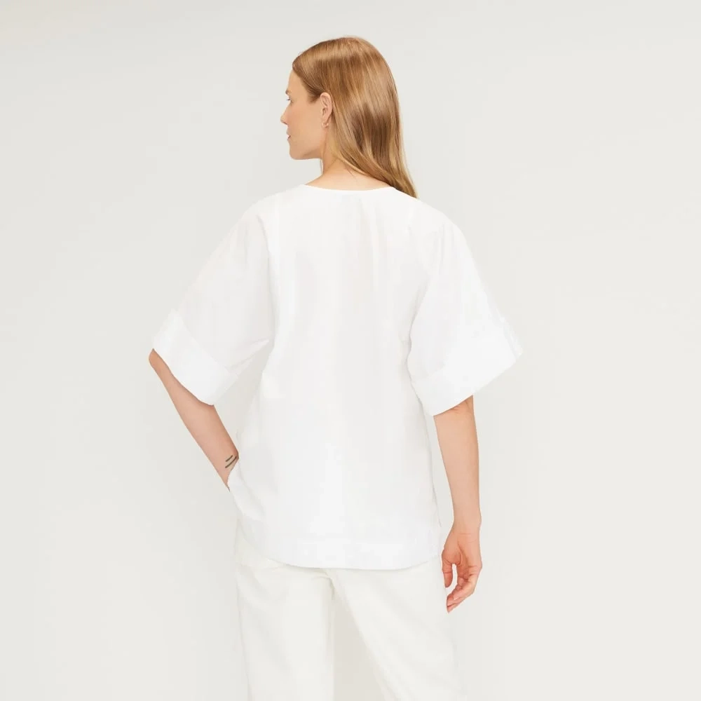 The Poplin Tunic | White (4)