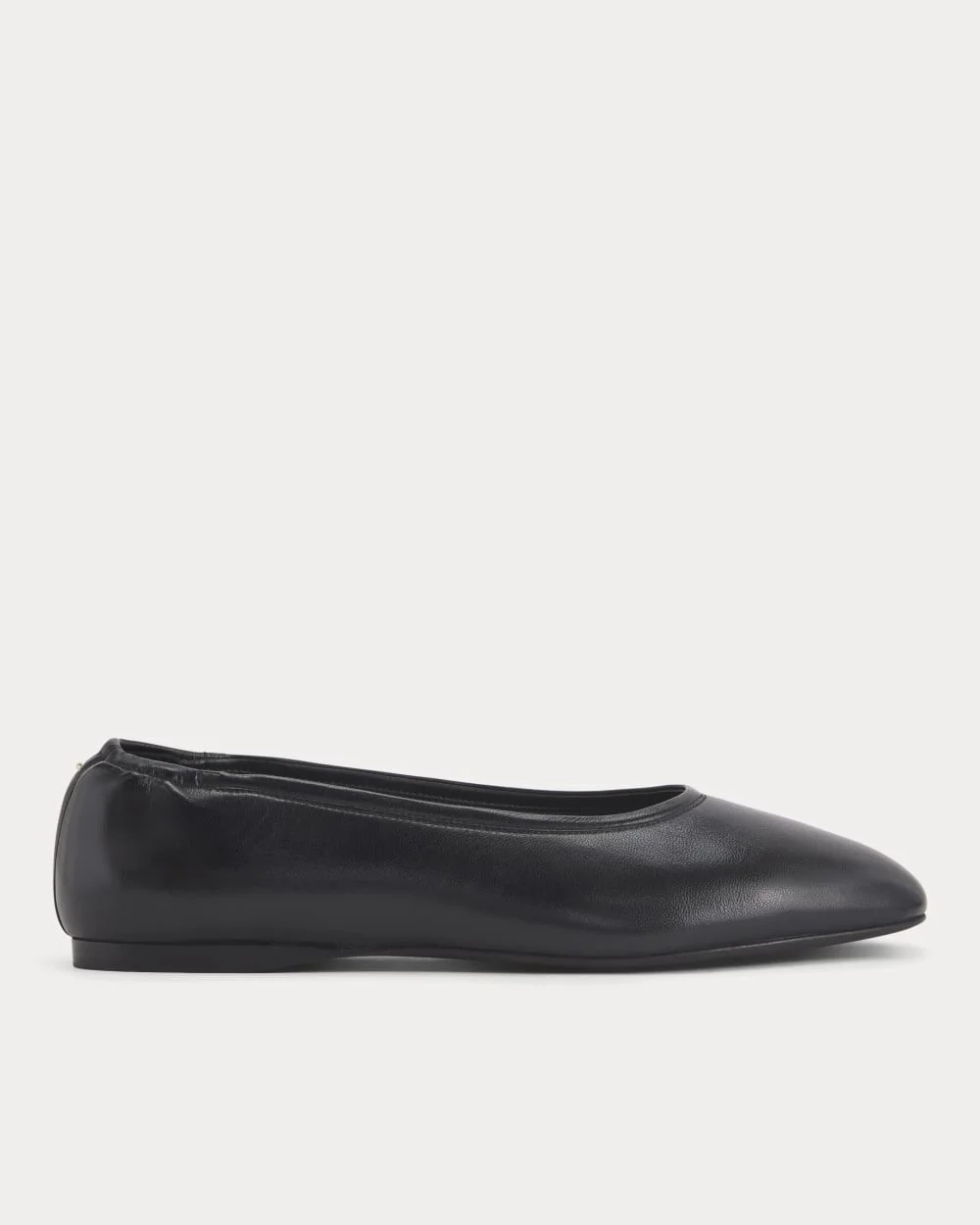 Made in Italy Flat | Black Leather