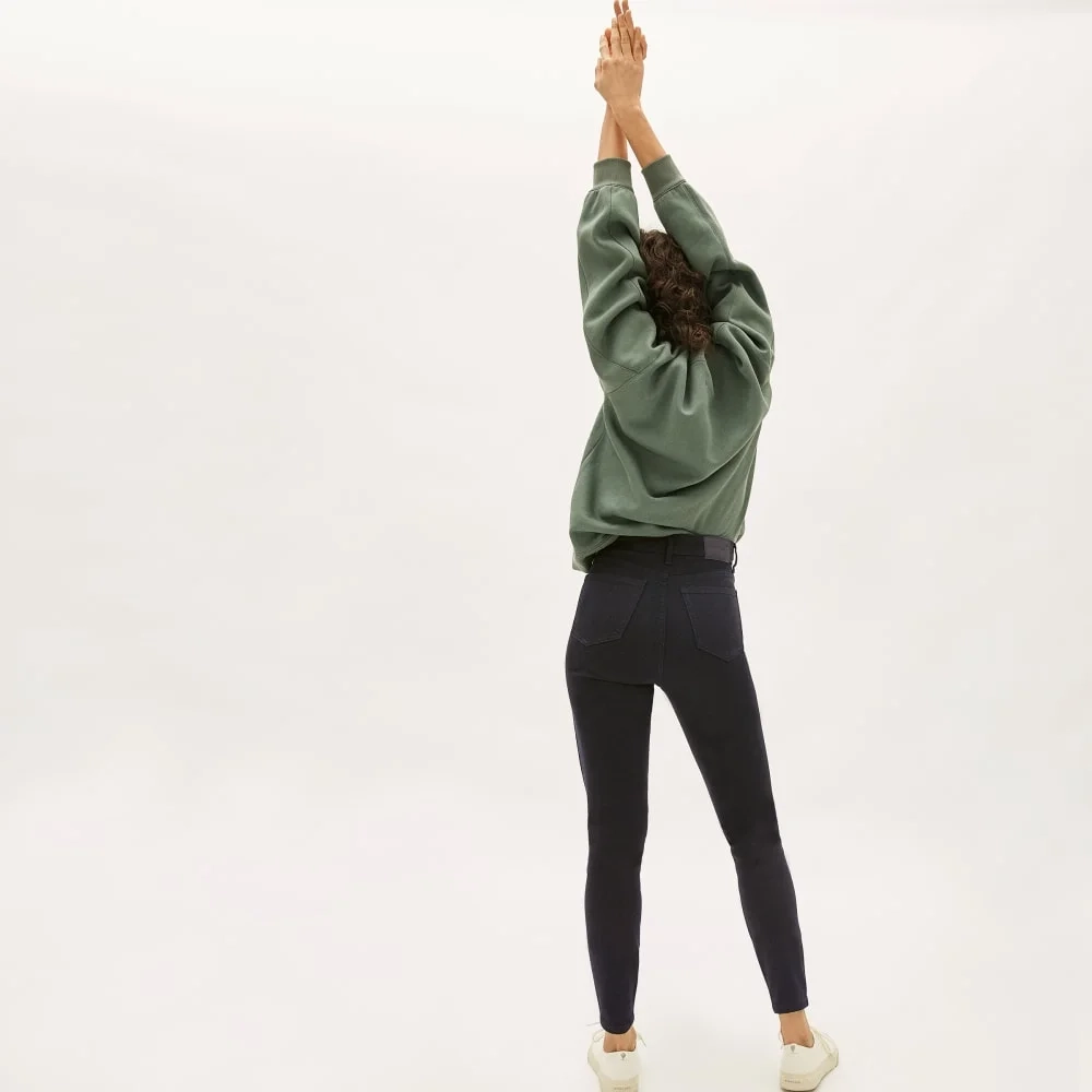 The Way-High® Clean Front Skinny Jean  | Black | 28.5” Inseam (7)