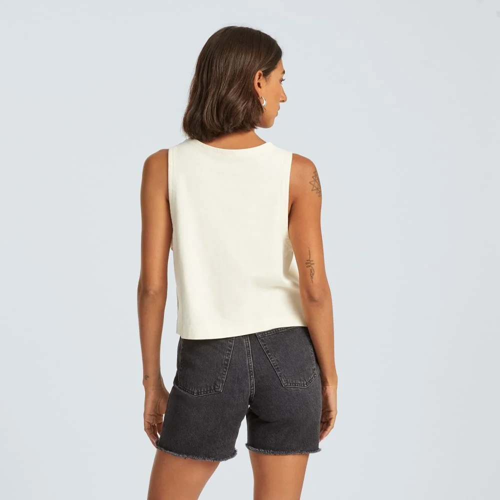 The Premium Weight Cropped Pocket Tank | Canvas (2)