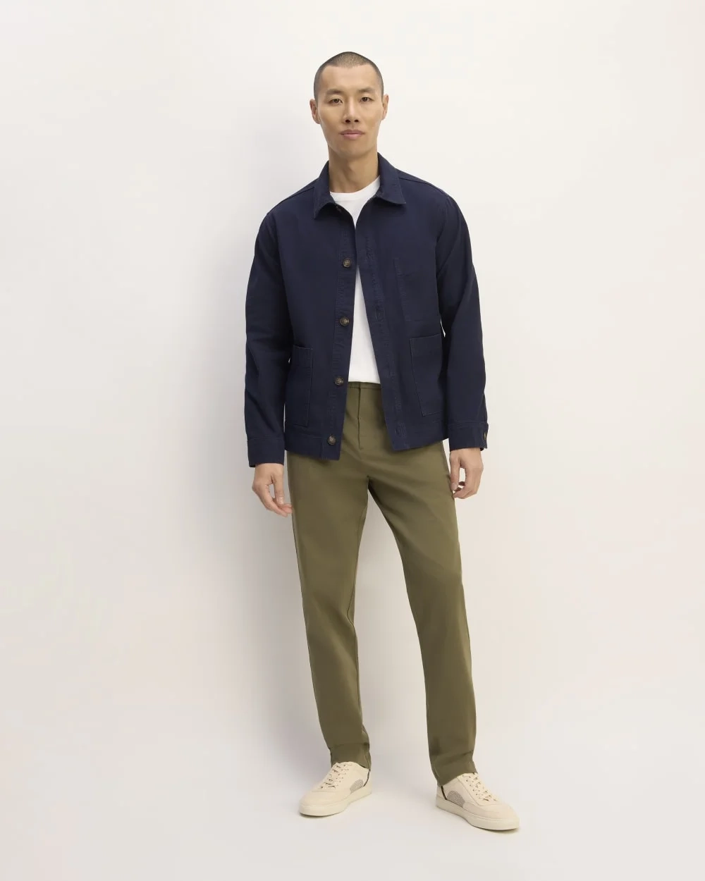 The Organic Cotton Chore Jacket | Navy (4)