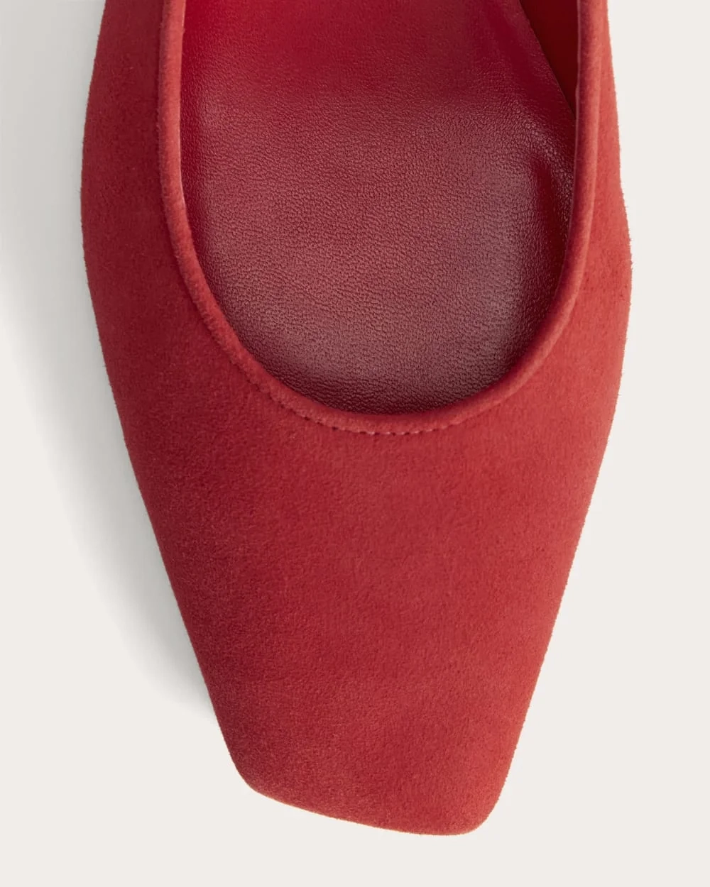 The Ballet Pump | Classic Red Suede (3)