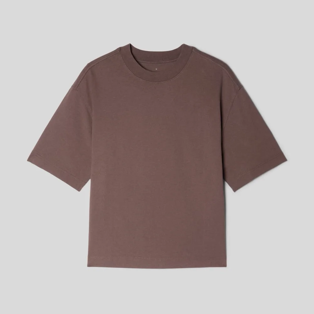 The Premium Weight Relaxed Tee | Chocolate Brown (3)