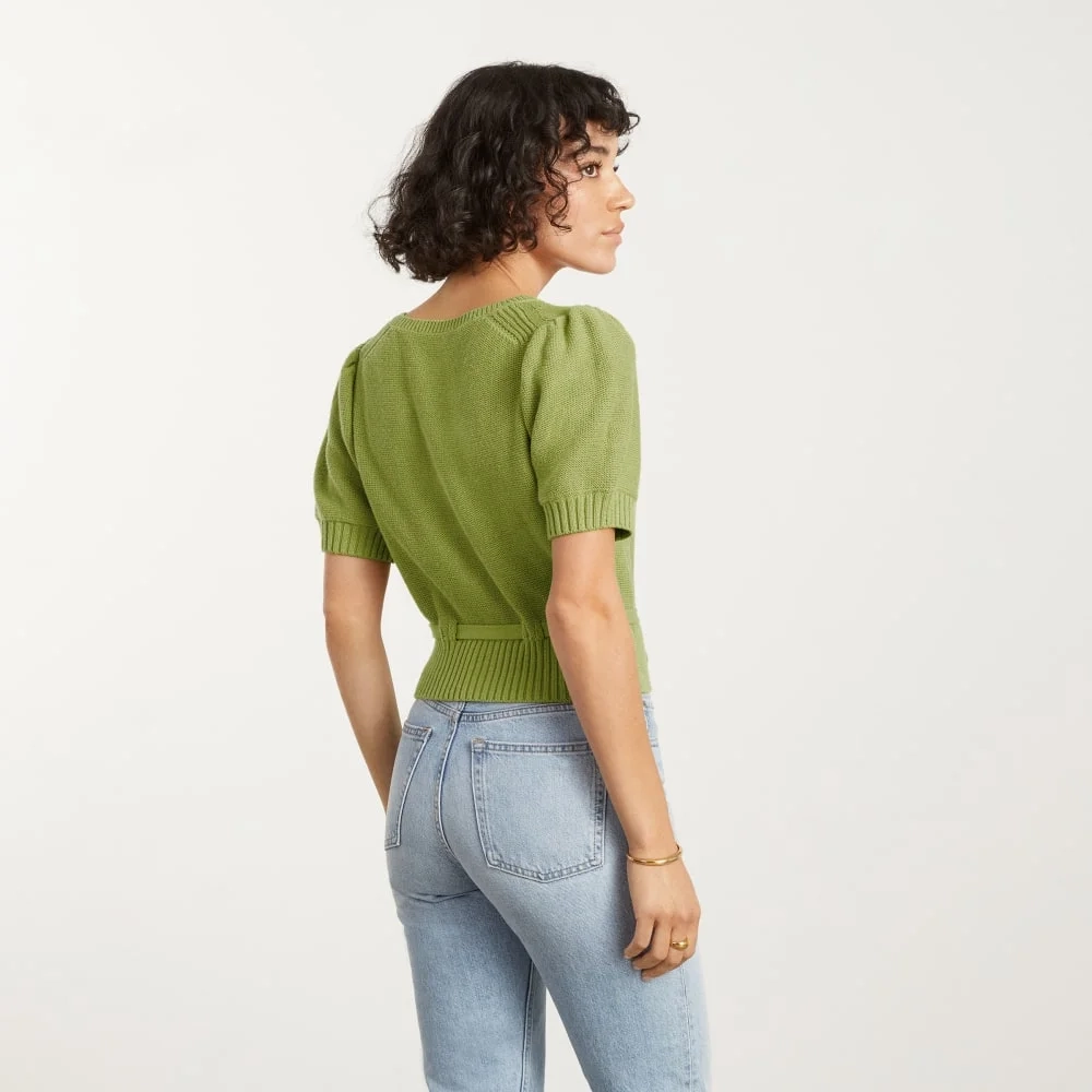 The Puff Sleeve Sweater Top | Pepper (3)