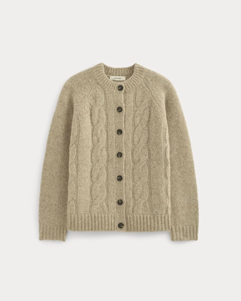 Cloud Cable Cardigan | Heathered Oatmeal (4)