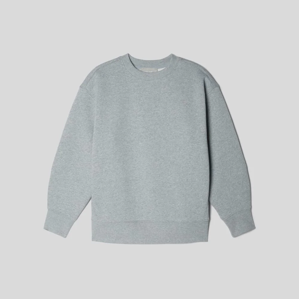 The ReTrack Oversized Crew | Heather Grey (4)