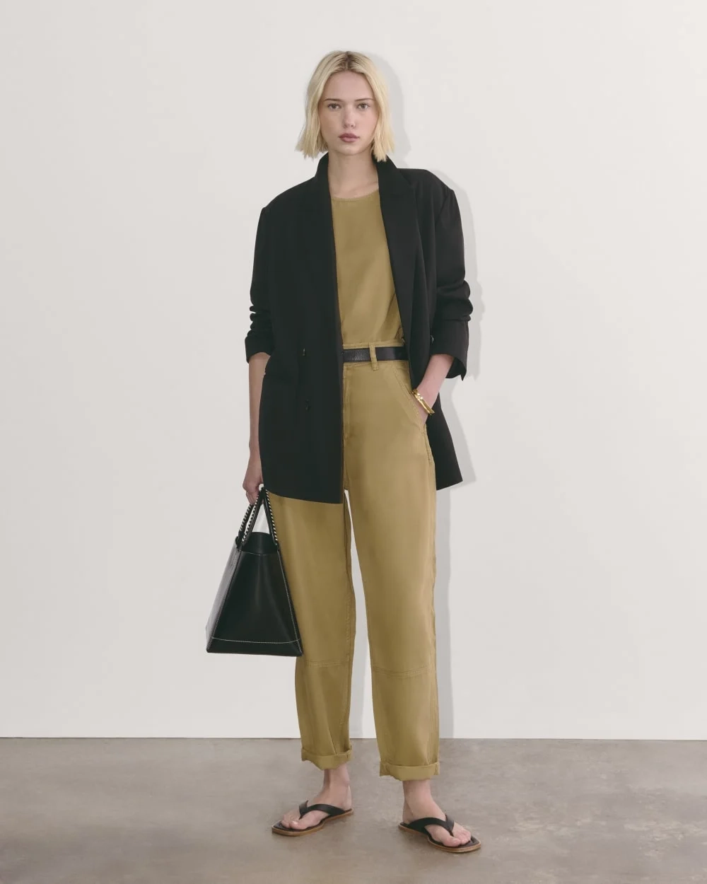 The Relaxed Tee in Buttersoft | Fennel Seed (4)