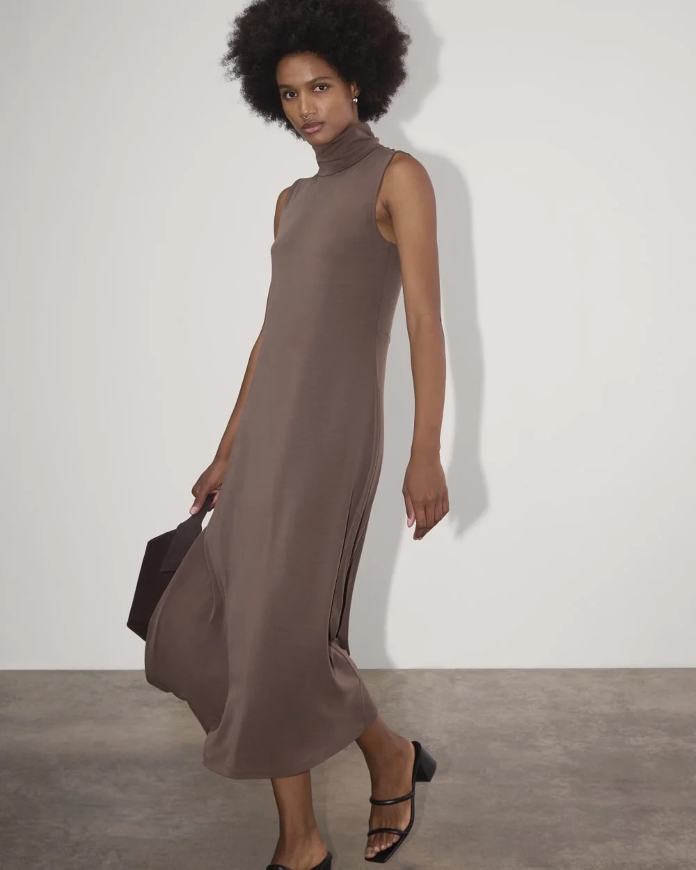 The Madison Dress in Butterknit | Espresso (3)