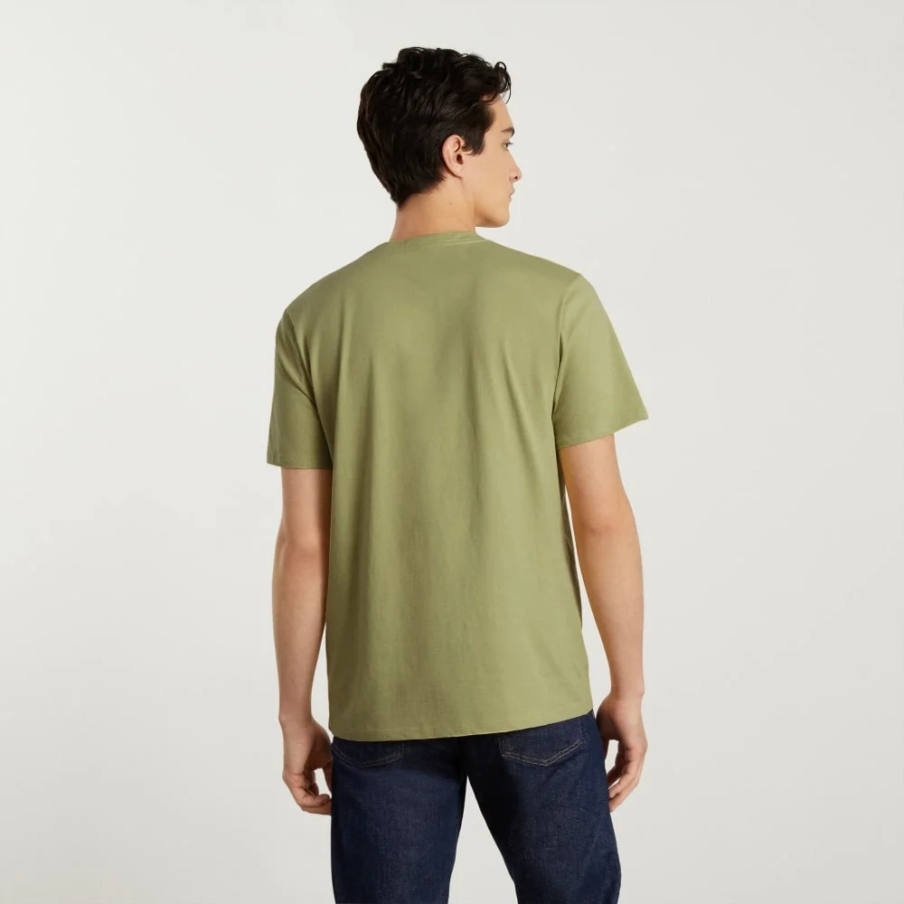 The Organic Cotton V-Neck Tee | Desert Palm (4)