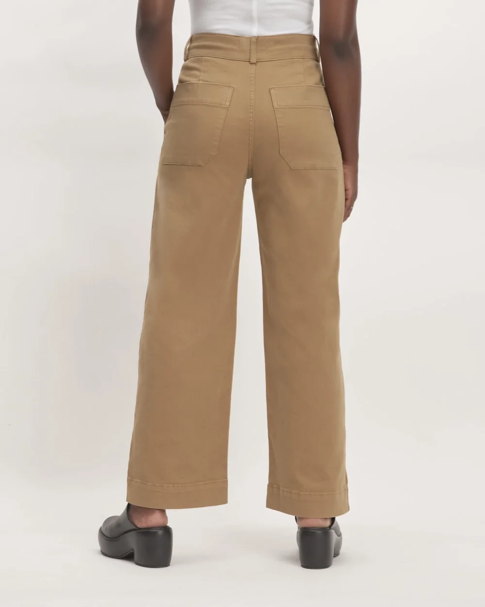 The Organic Wide-Leg Pant | Toasted Coconut (5)