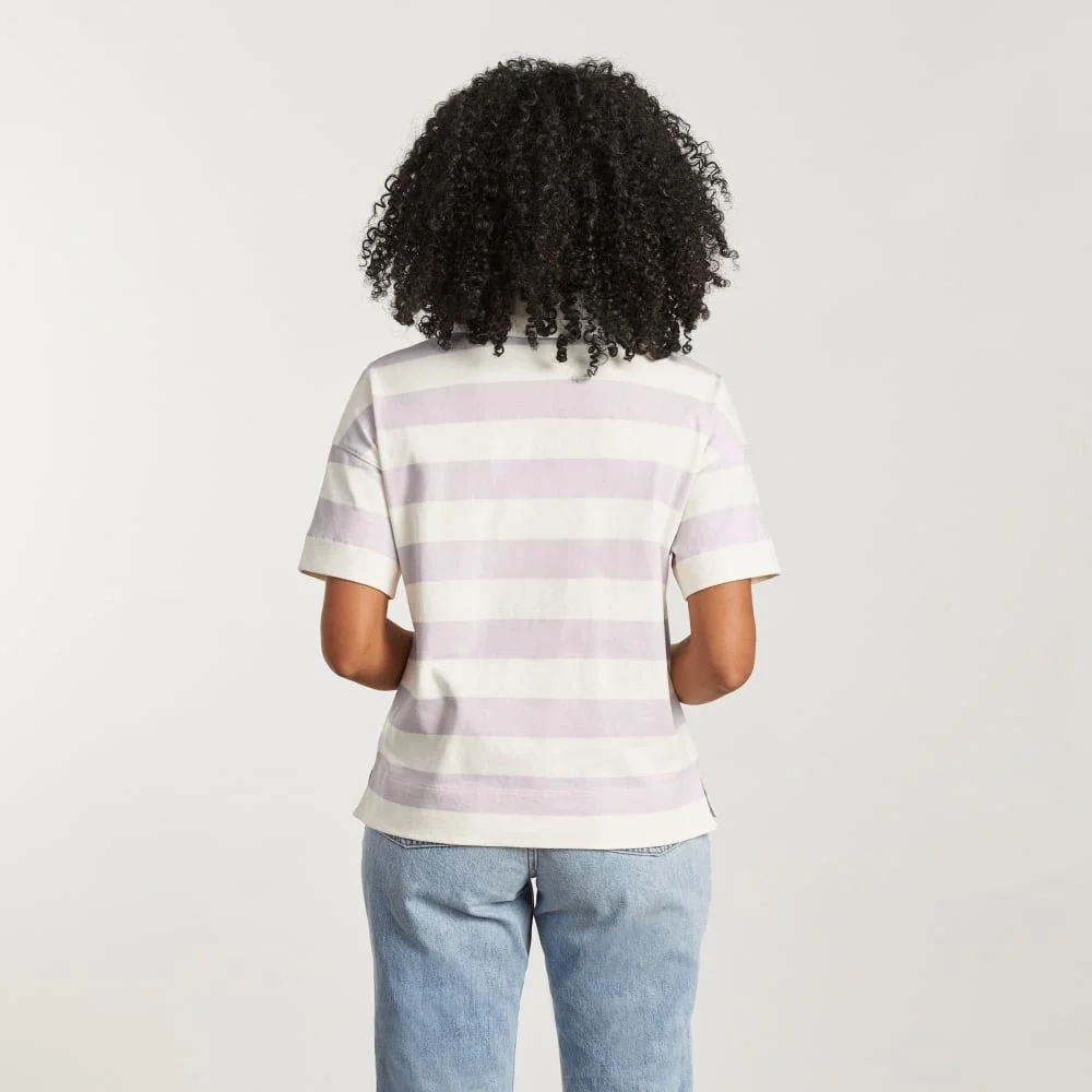 The Retro Jersey Polo | Pale Orchid / Canvas (4)