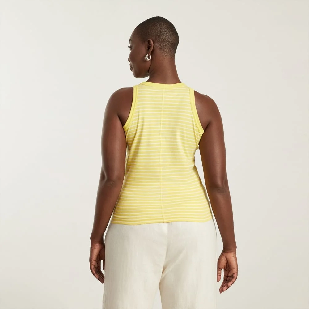 The Tank in Essential Cotton | Acacia / Tan (3)