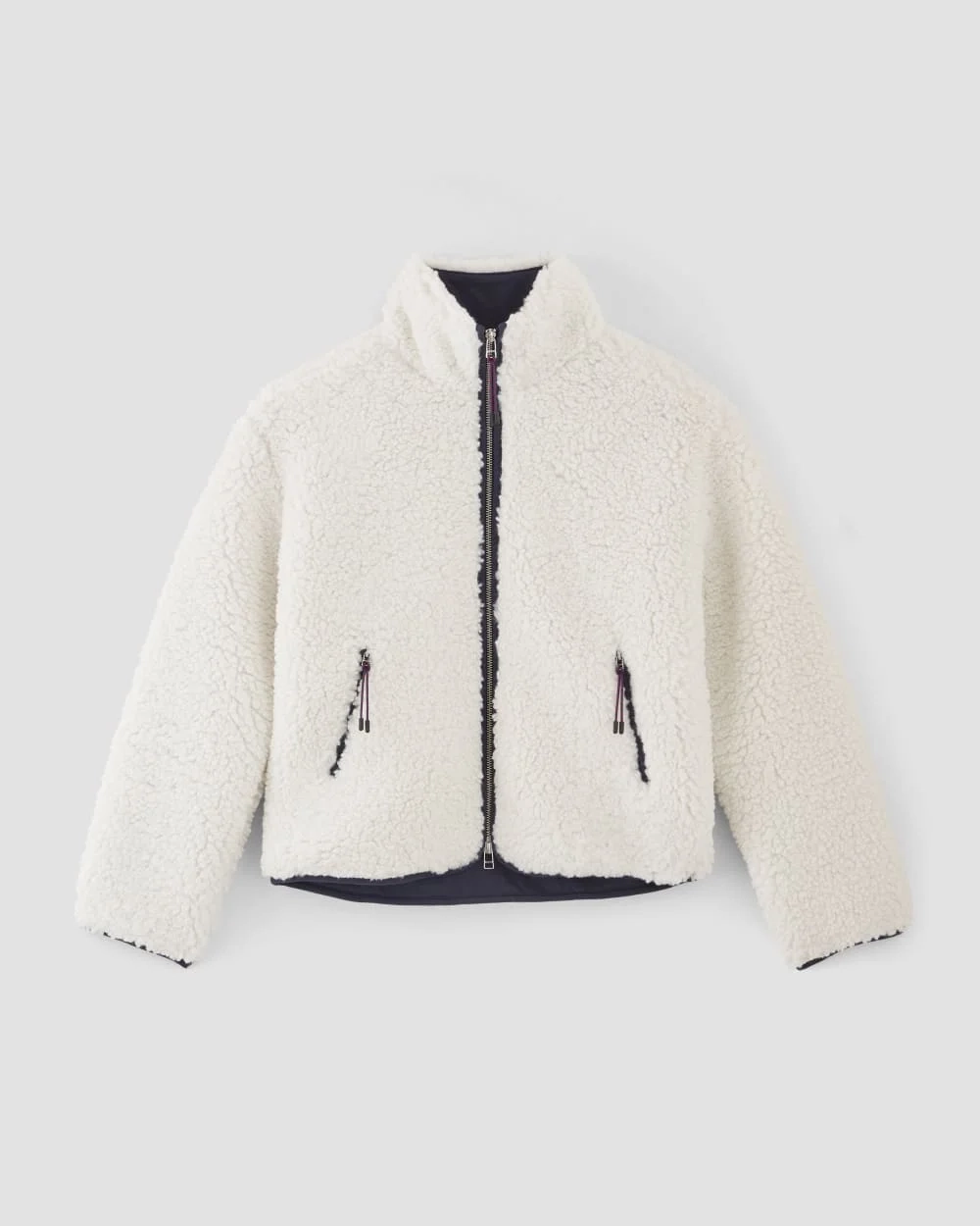 The ReNew Fleece Full Zip | Bone (4)