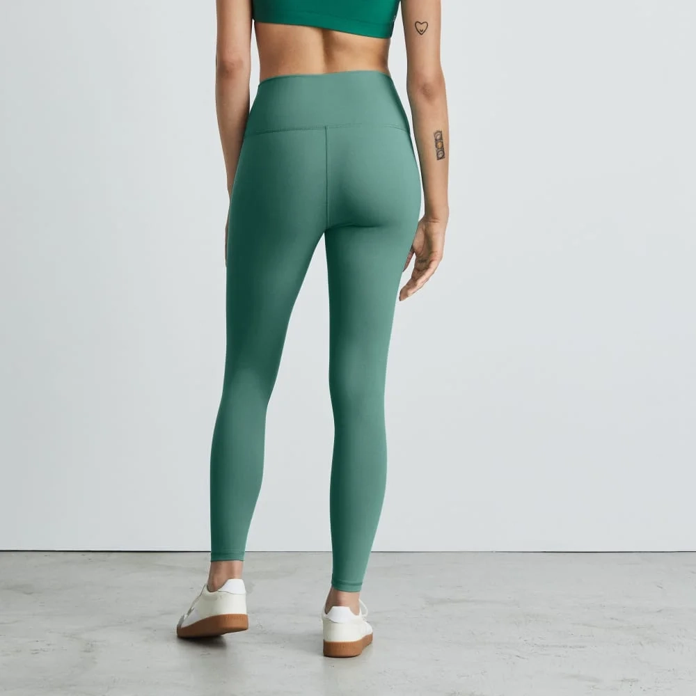 The Perform 24/7 Legging | Dark Mint | 25" Inseam (3)