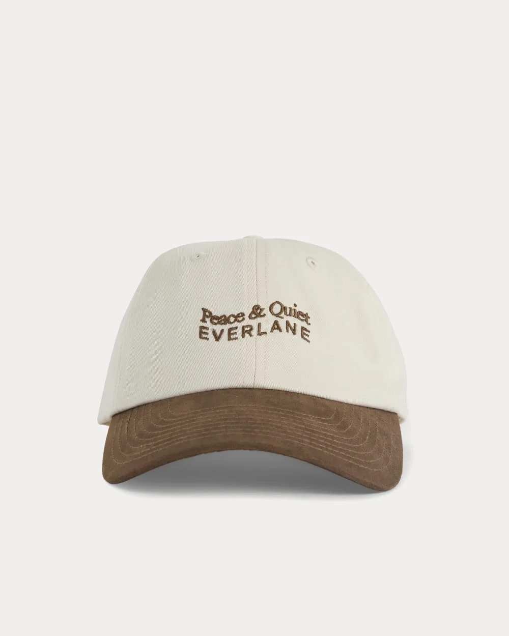 Everlane x Peace & Quiet Baseball Hat | Bone (2)