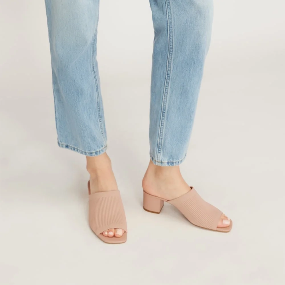The Glove Mule in ReKnit | Pale Pink (3)
