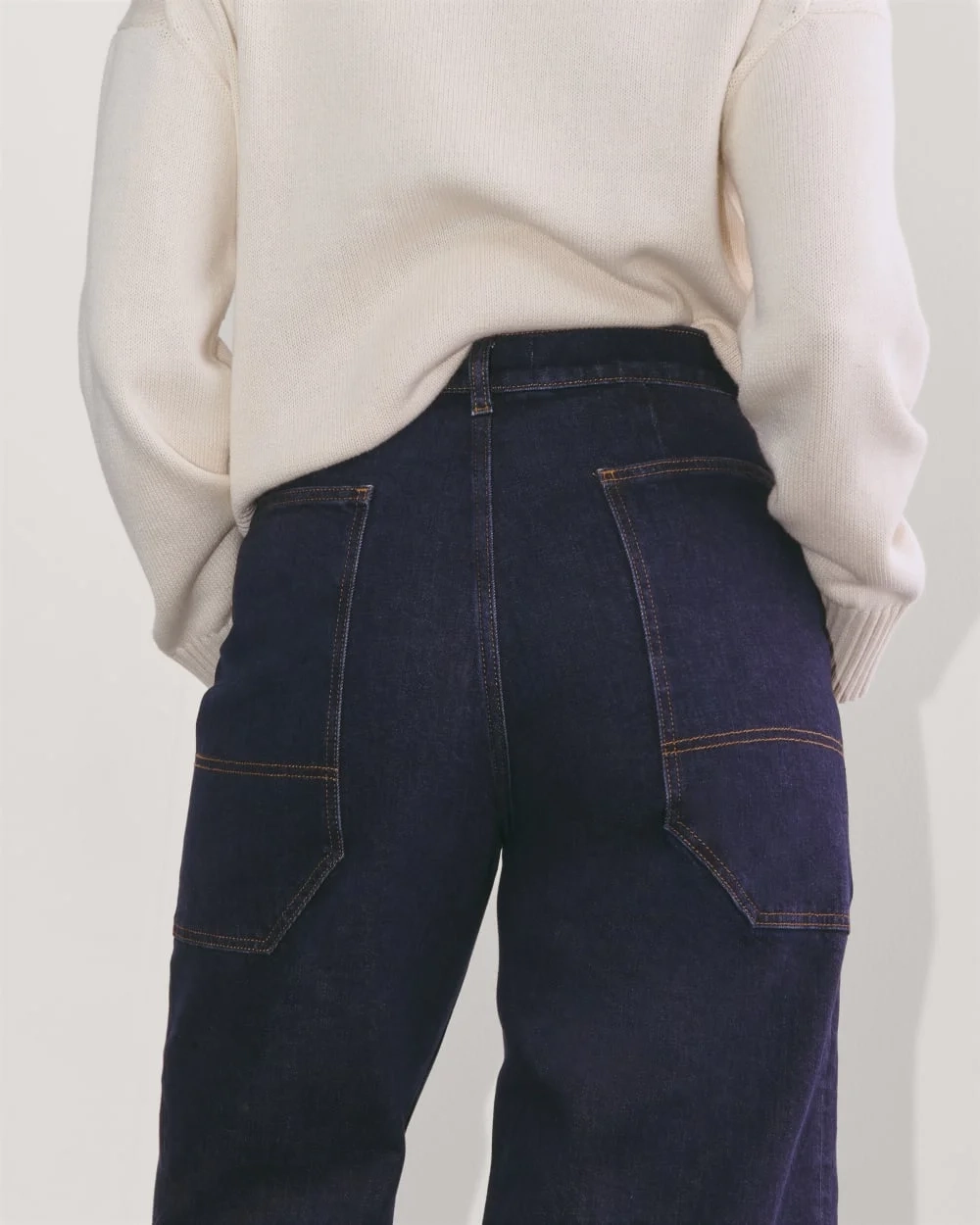 The Way-High® Gardener Cropped Jean | Deep Rinse (5)