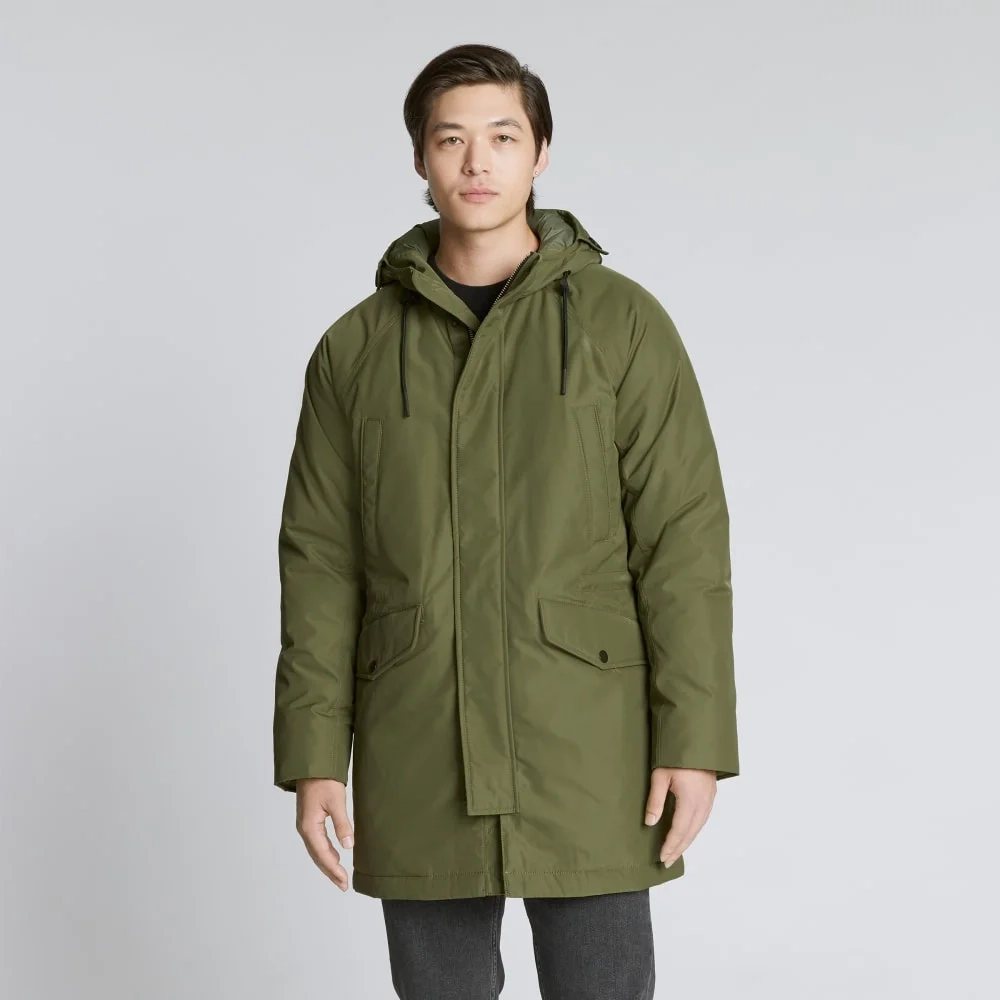 The ReNew Long Parka | Moss (3)